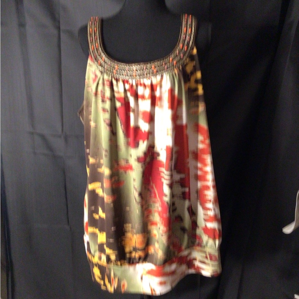 #890. Multicolor Sleeveless Women's Top